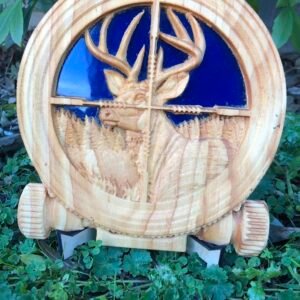 deer crosshair suncatcher