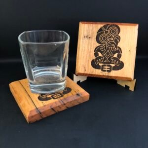 set of 4 coasters (tiki)